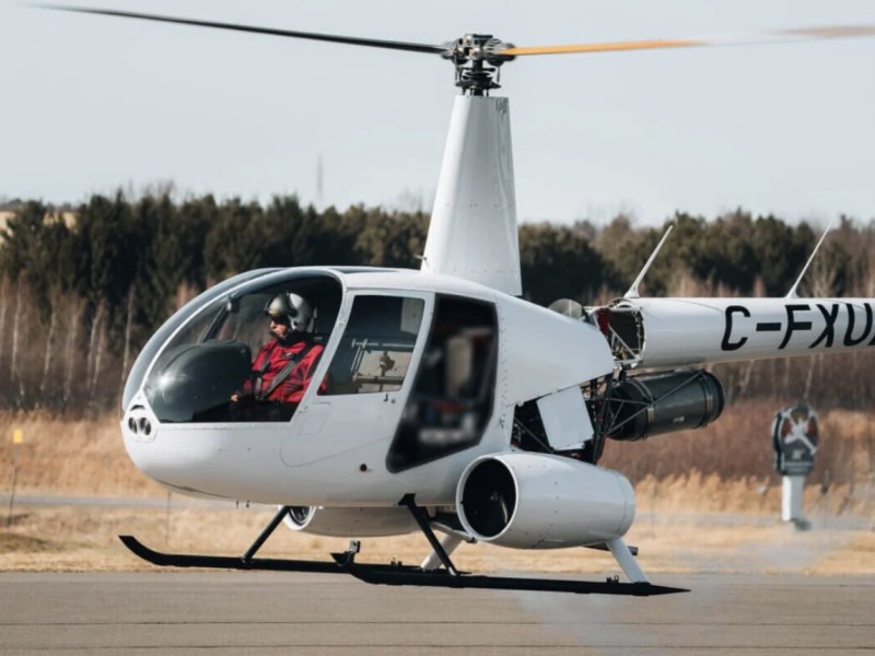    Водородный вертолёт Robinson R44 прошёл лётные испытания