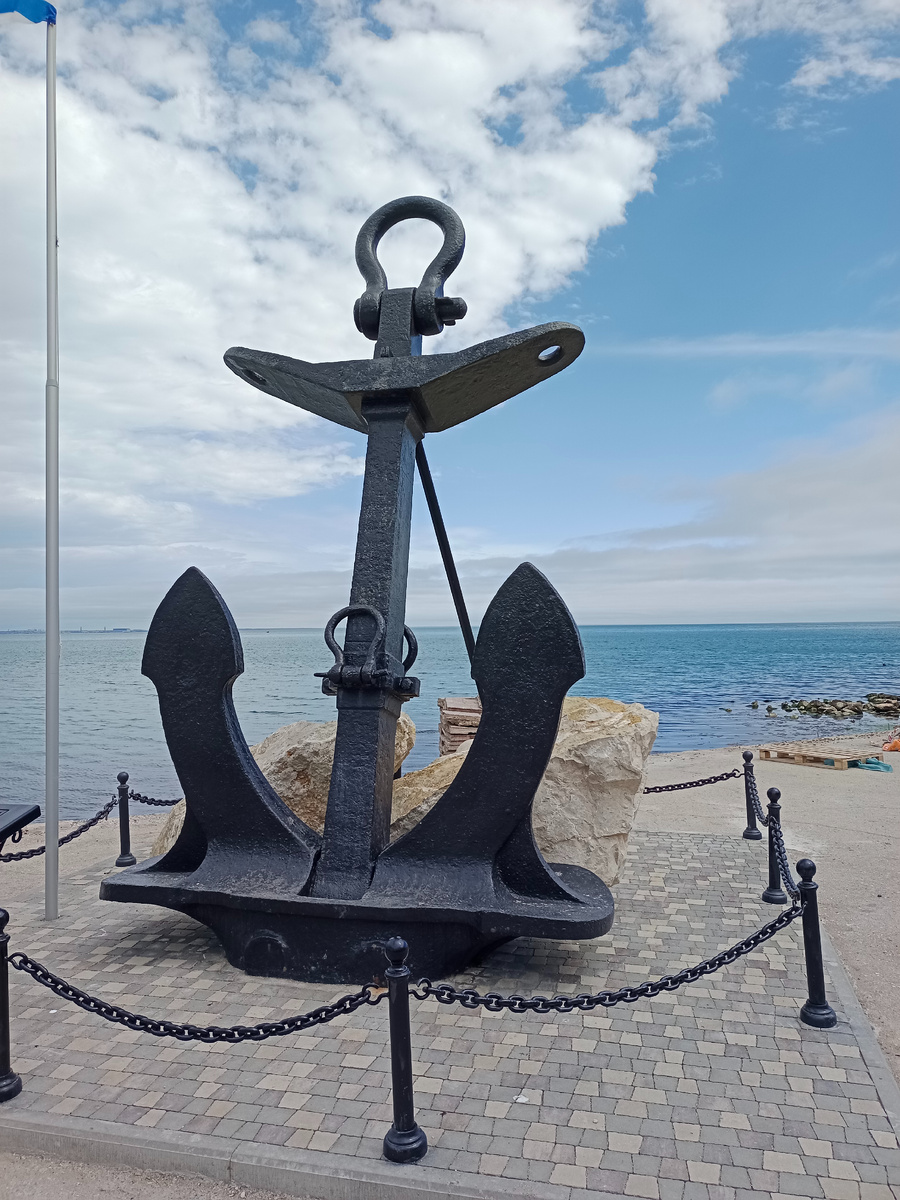 Якорь  крупным планом.