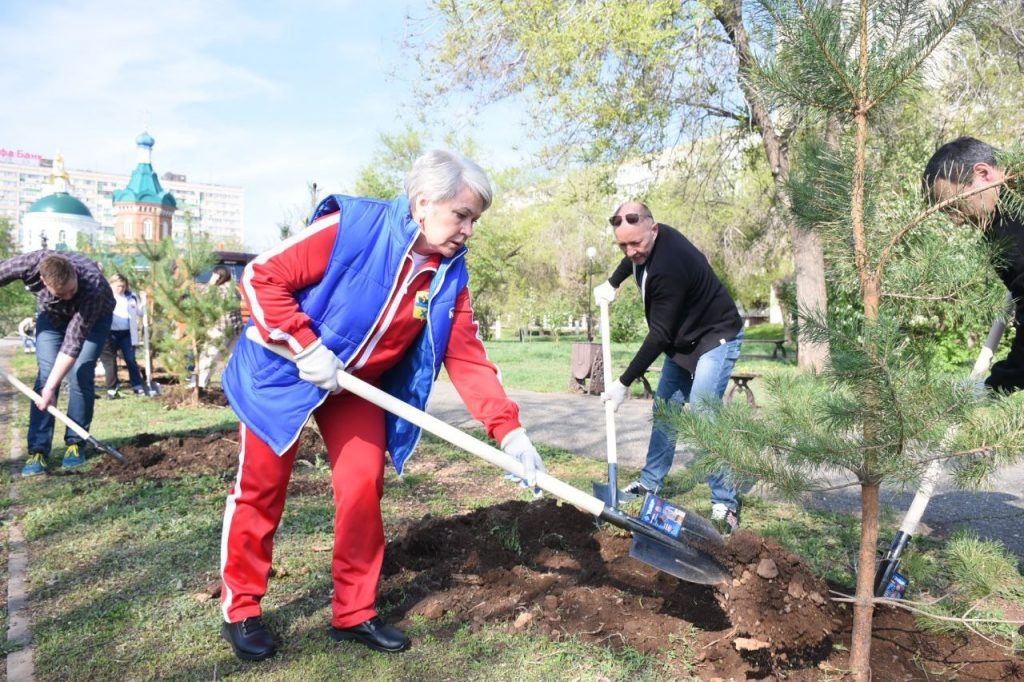    В рамках акции «Сад памяти» в Оренбурге высадили 80 деревьев Оренбуржье