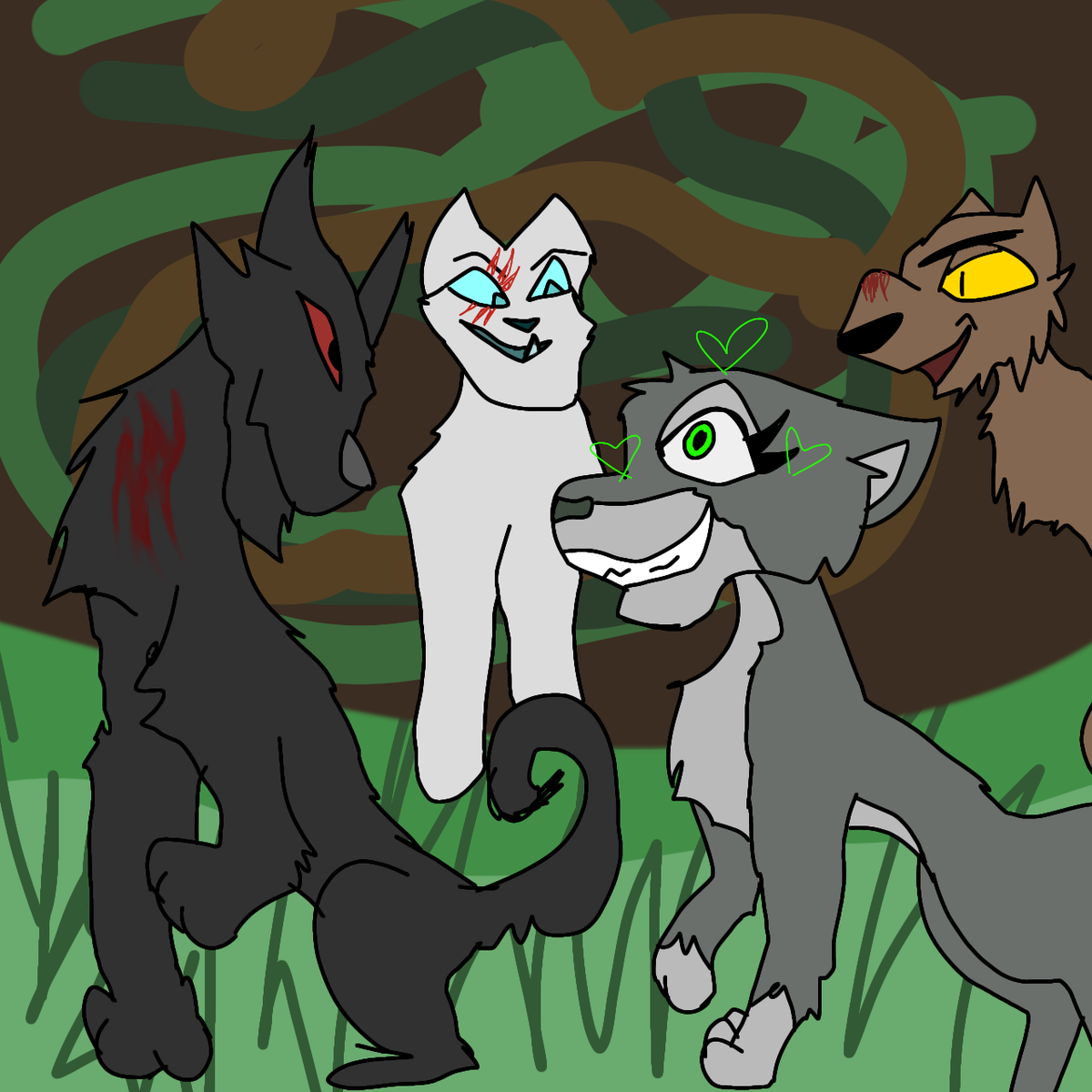 Древесинка и банда котов