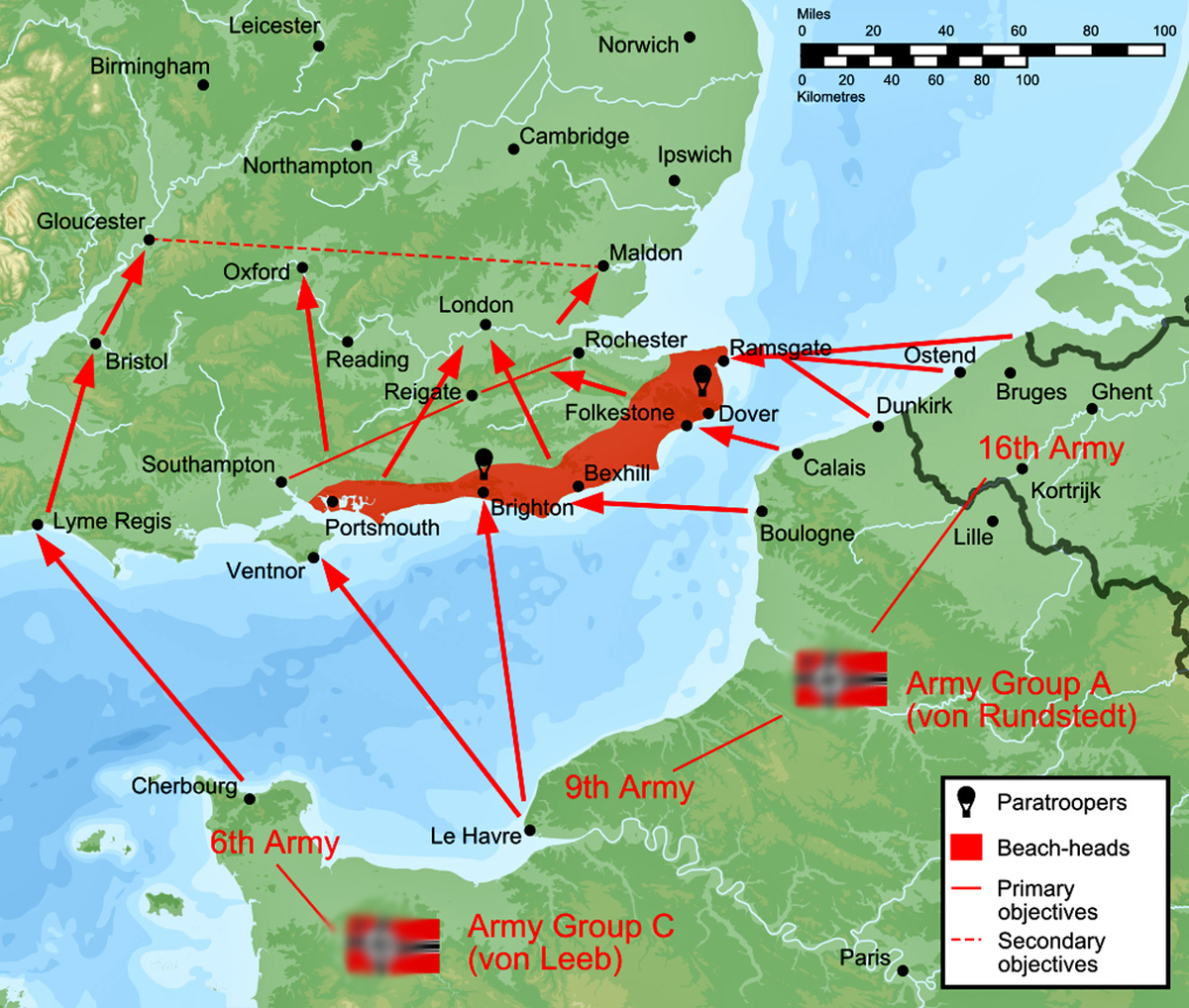 План операции «Seelöwe» («Морской лев»)