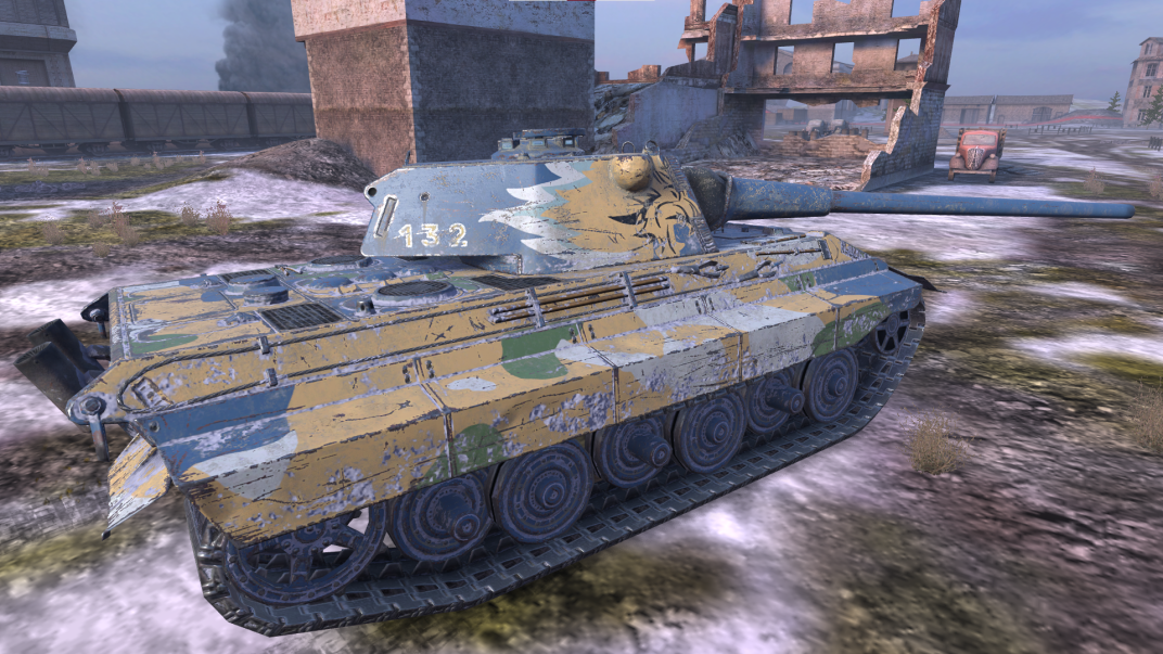 Е50М в камуфляже "Рычащий"