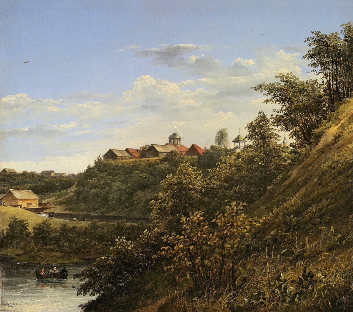 М.И. Лебедев. «Васильково. Имение инспектора Академии художеств А.И.Крутова»