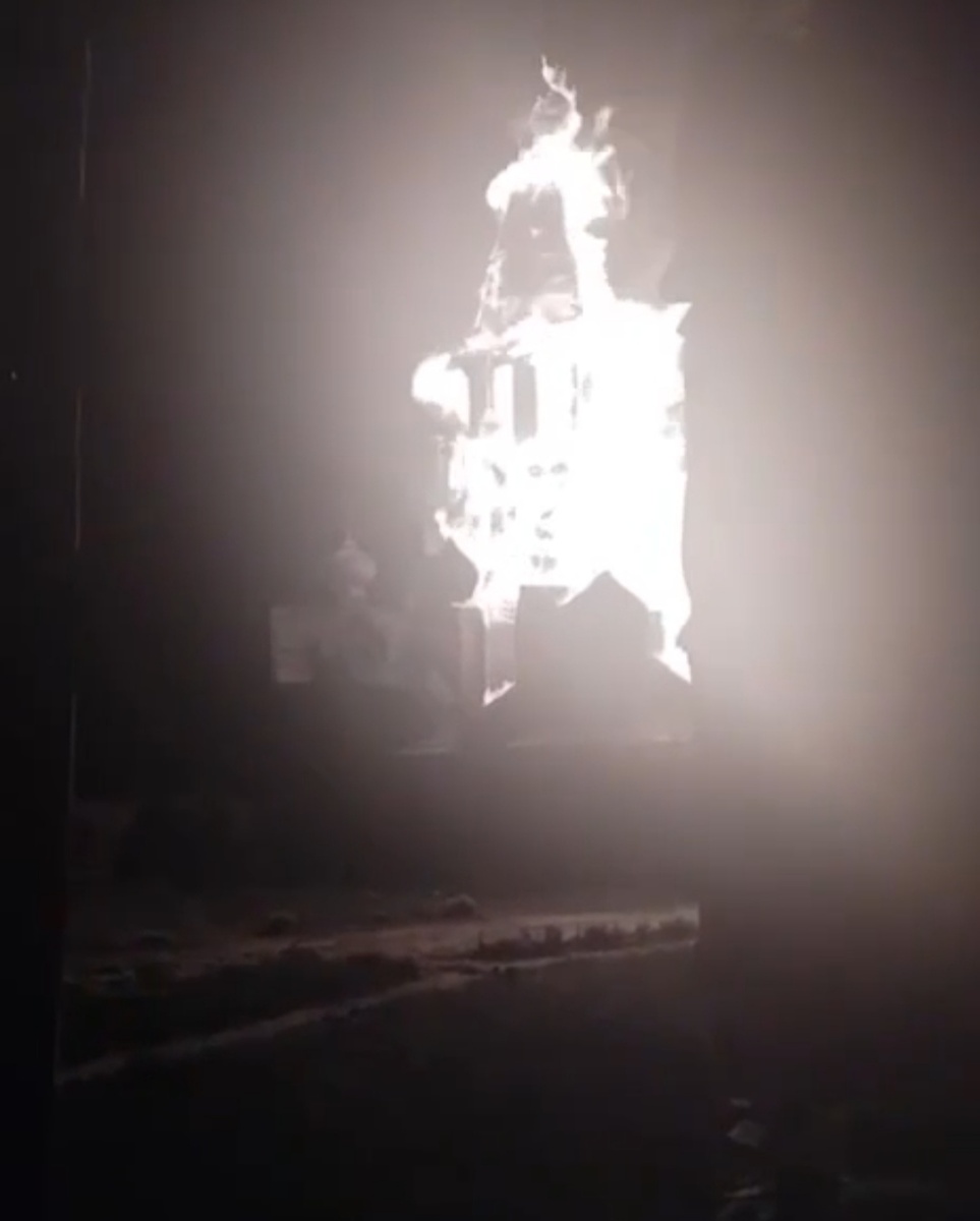 Горящий храмовый комплекс "Новый Иерусалим", Белгородская область