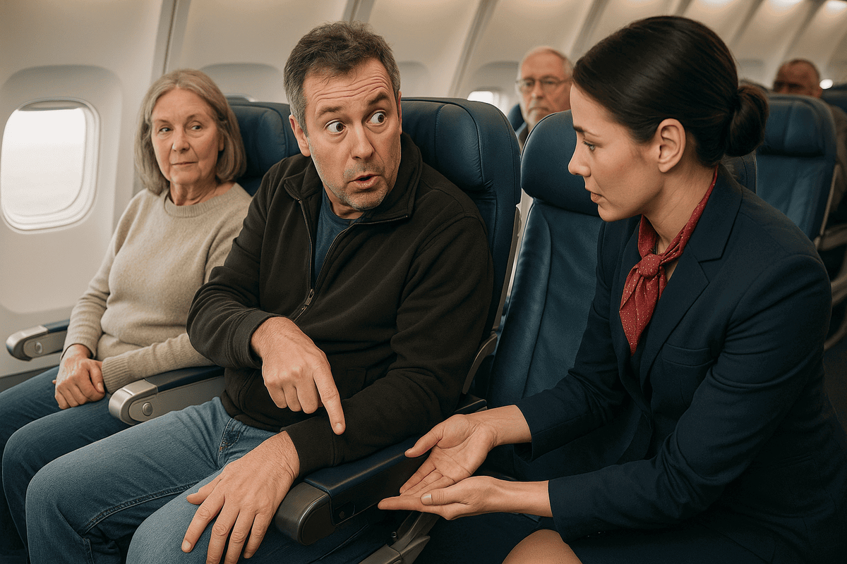    Фиксированный подлокотник у прохода — мера безопасности, предусмотренная в конструкции кресел.