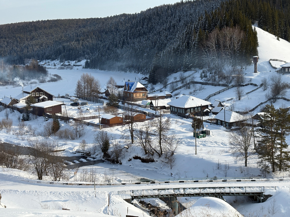 Вид с горы Плакун. Смотровая площадка «КЫН»