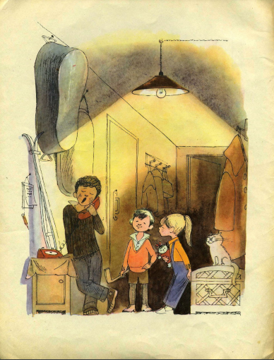 Иллюстрация из книги. Художник Вл. Чижиков