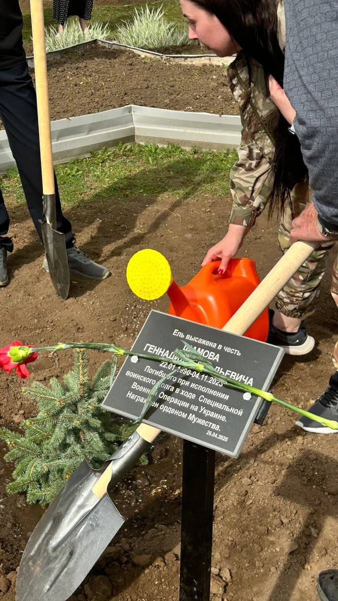  📷    В Илекском районе заложили аллею памяти в честь павших участников СВО Марина Шарт