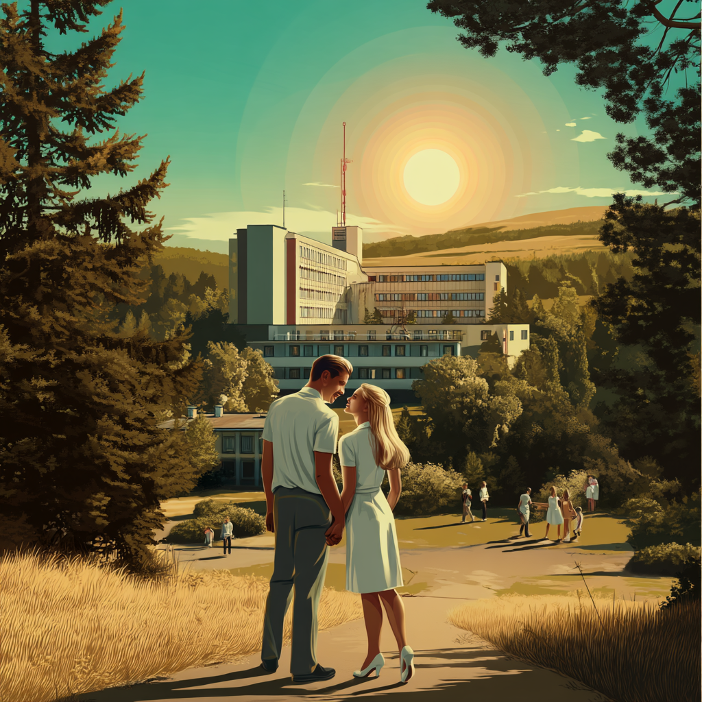 Советский санаторий - это особая атмосфера отдыха и флирта.