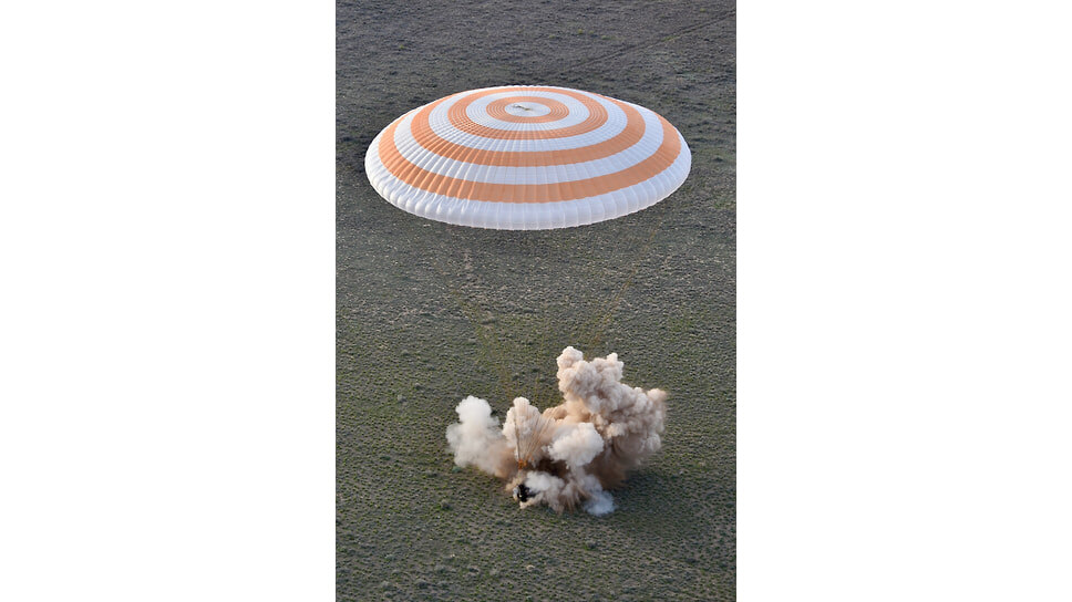 Посадка.📷Фото: Центр подготовки космонавтов имени Ю.А. Гагарина