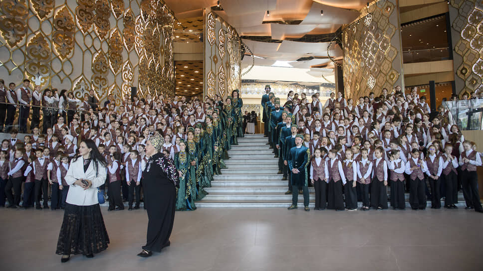 Вручение государственных премий имени Габдуллы Тукая 2025 год новое здание театра им. Камала.📷Фото: Артемий Шуматов / Коммерсантъ