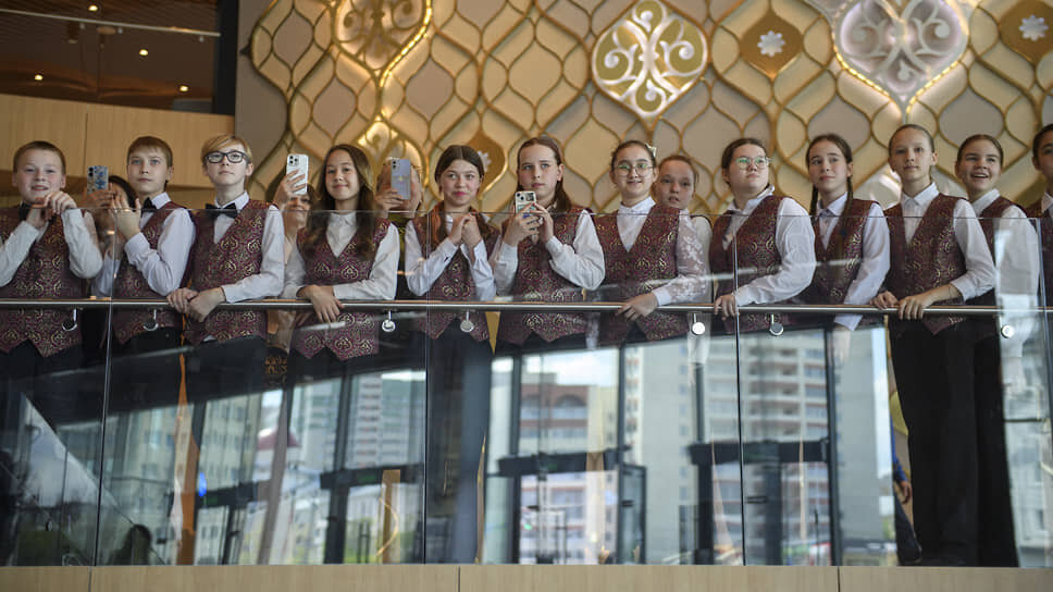 Вручение государственных премий имени Габдуллы Тукая 2025 год новое здание театра им. Камала.📷Фото: Артемий Шуматов / Коммерсантъ