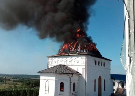    ВСУ продолжают обстрел Горнальского монастыря в Суджанском районе