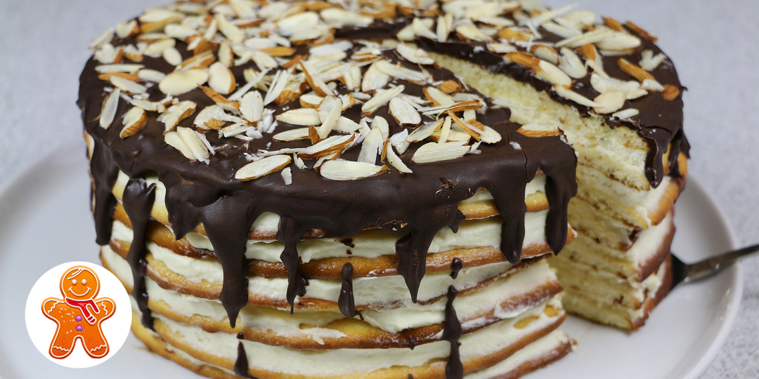 Торт "Молочная девочка" (Milchmädchen) ✧ Очень простой и домашний