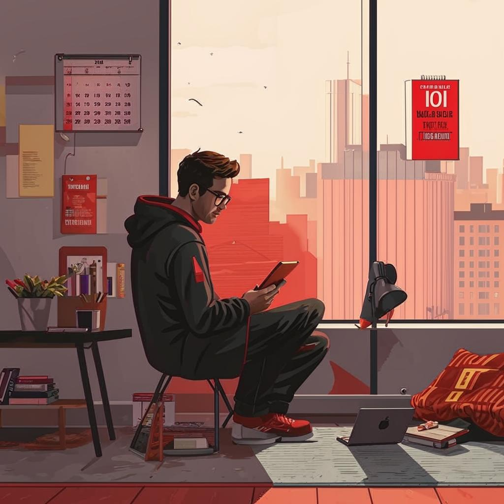 Наш герой, Александр. В атмосфере неопределённости и легкого беспокойства.