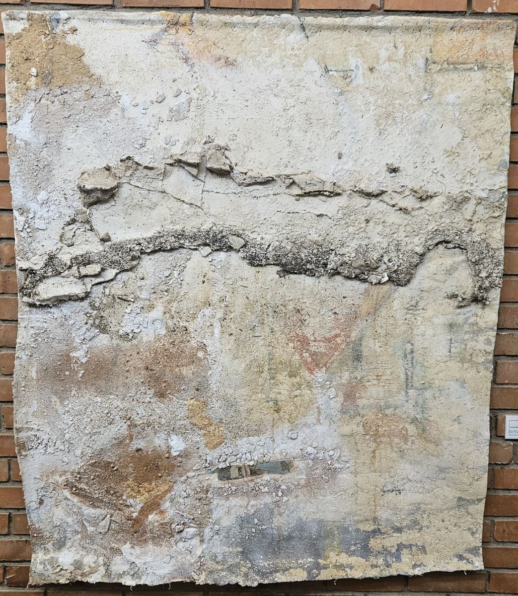 "В Куэнке 2", 170х146 (кирпичная пыль, цемент, акрил)