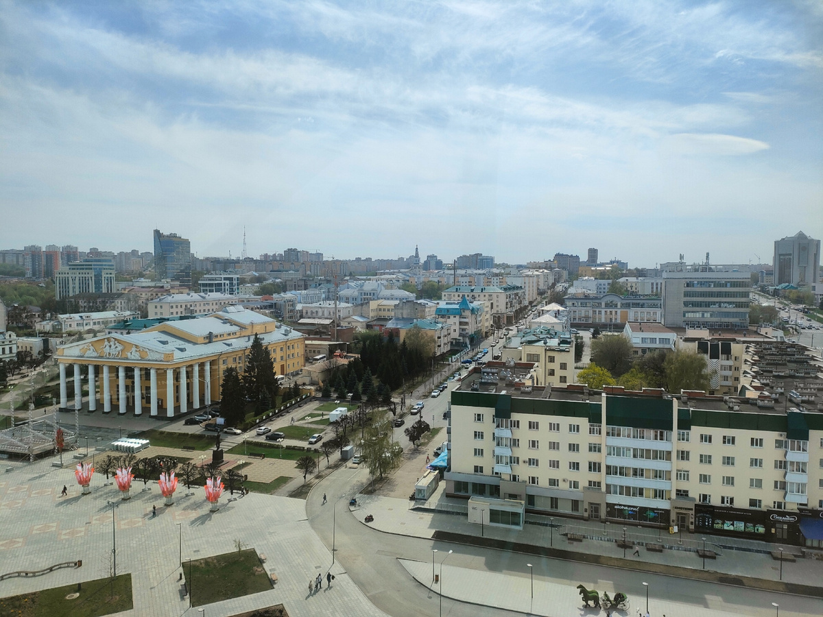 Вид с колеса обозрения