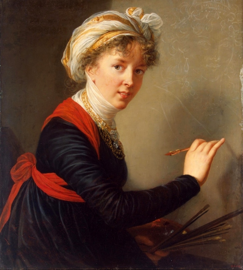 Мари-Элизабет-Луиза Виже-Лебрён, "Автопортрет", Белый Зал Государственного Эрмитажа (289).