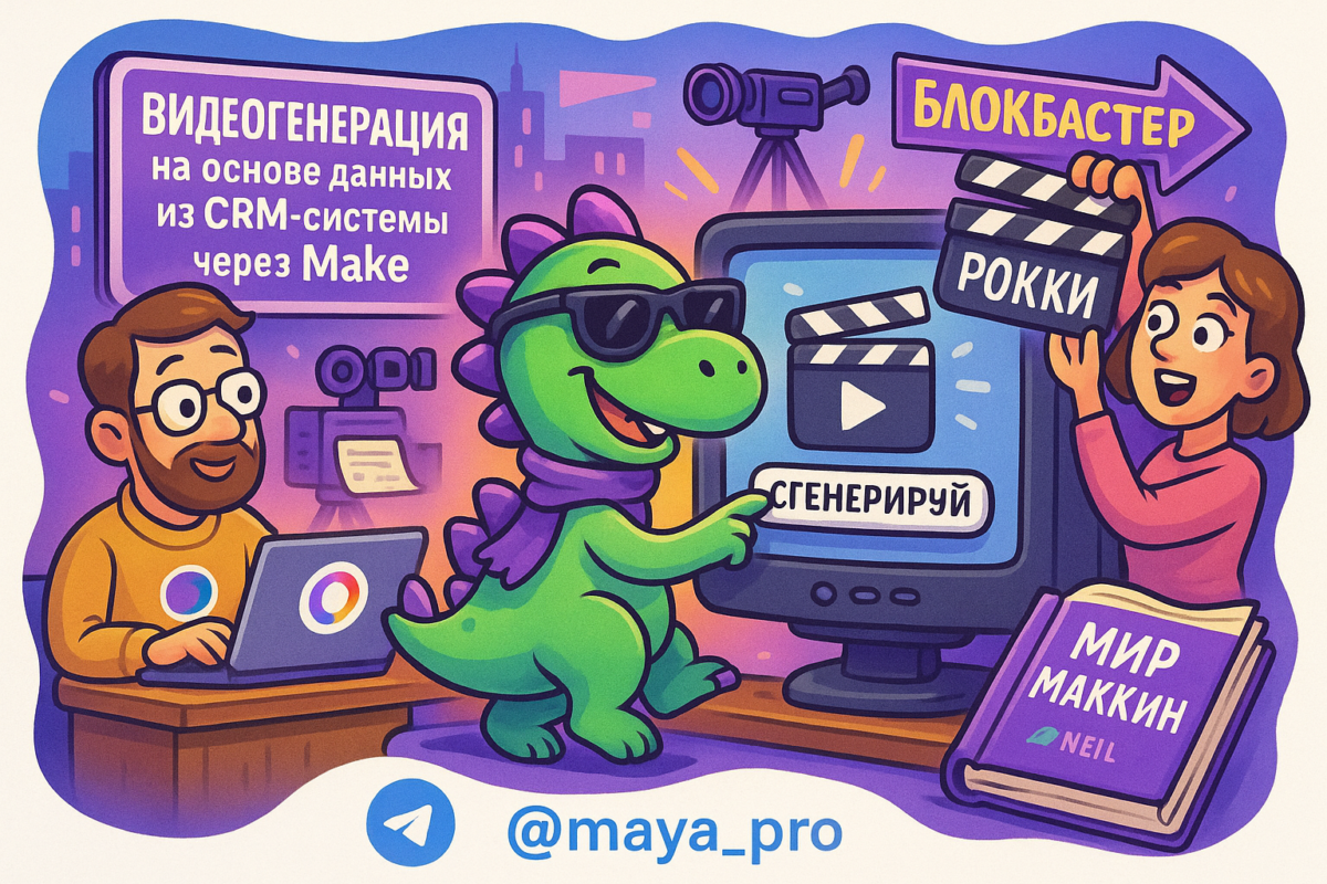    Автоматизация видеомаркетинга: как превратить данные CRM в мощные персонализированные видео на Make.com Артур Хорошев