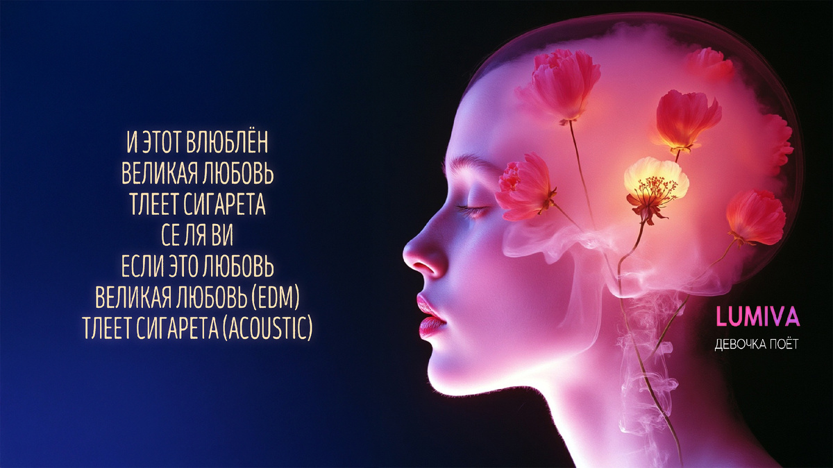 EP новой исполнительницы LUMIVA, получившего название «Девочка поёт»