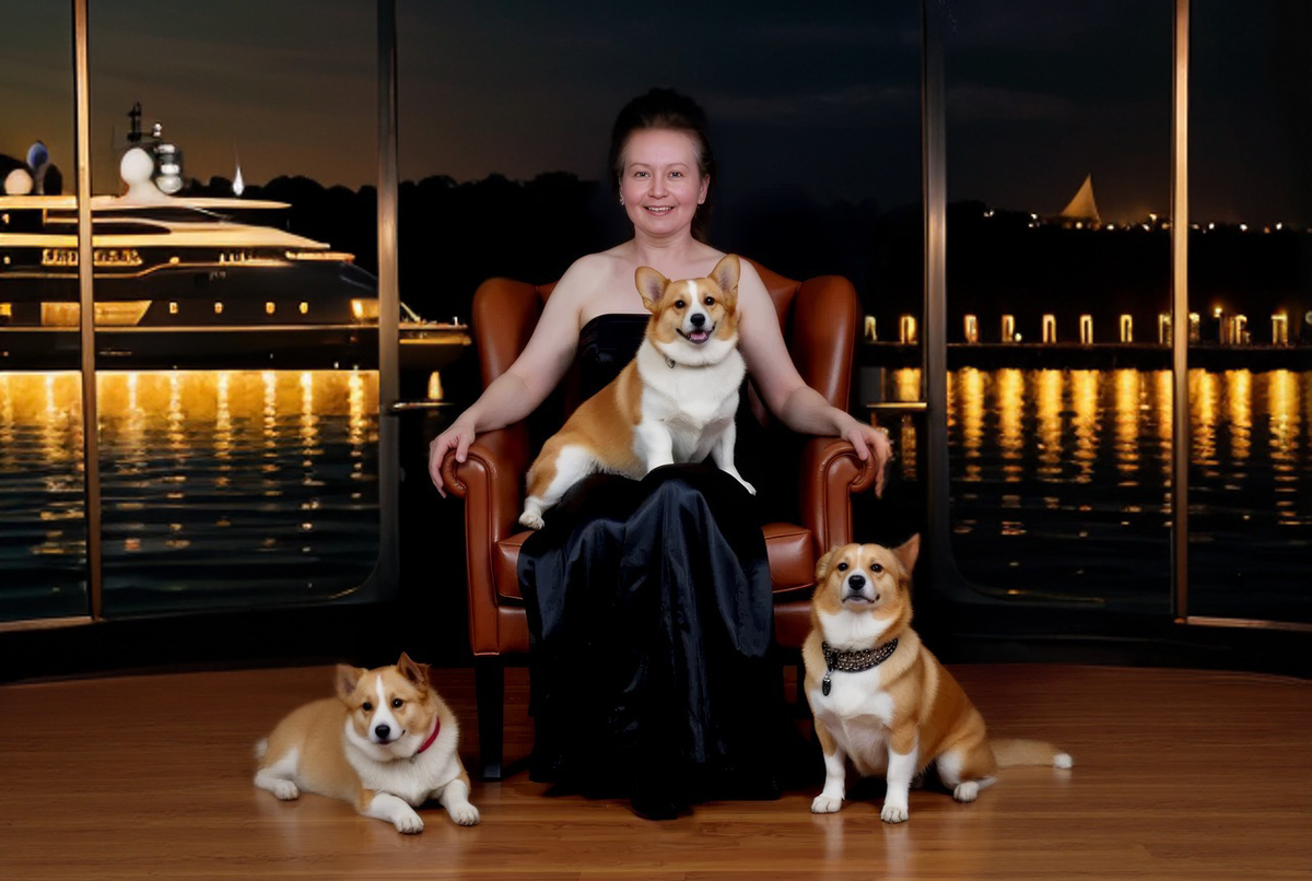 Нейрофото автора (GenuineLera) в сети Krea, 2025