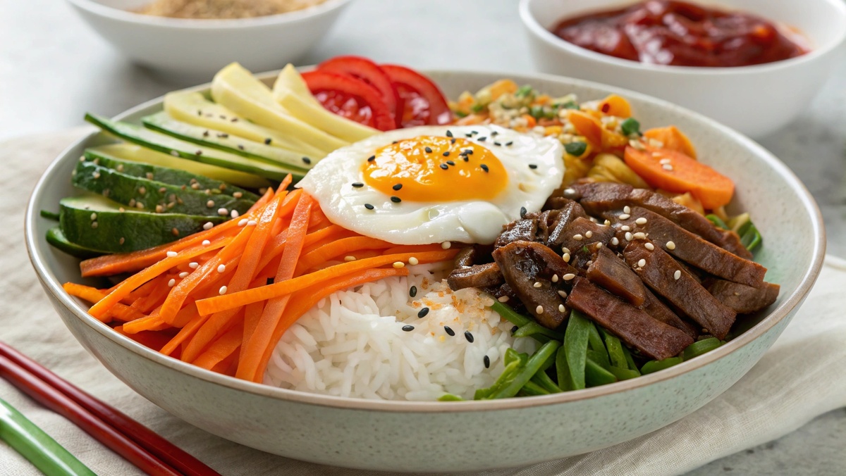 Пибимпаб — одно из популярнейших блюд традиционной корейской кухни