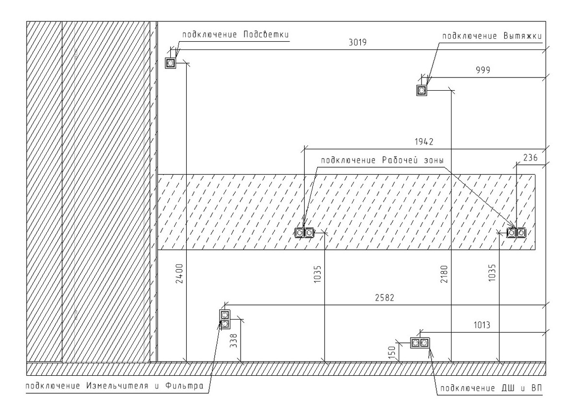 Тот самый чертеж с розетками!