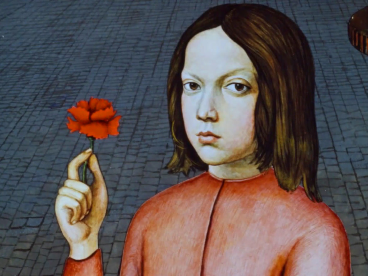 Кадр из мультфильма «Стеклянная гармоника» 