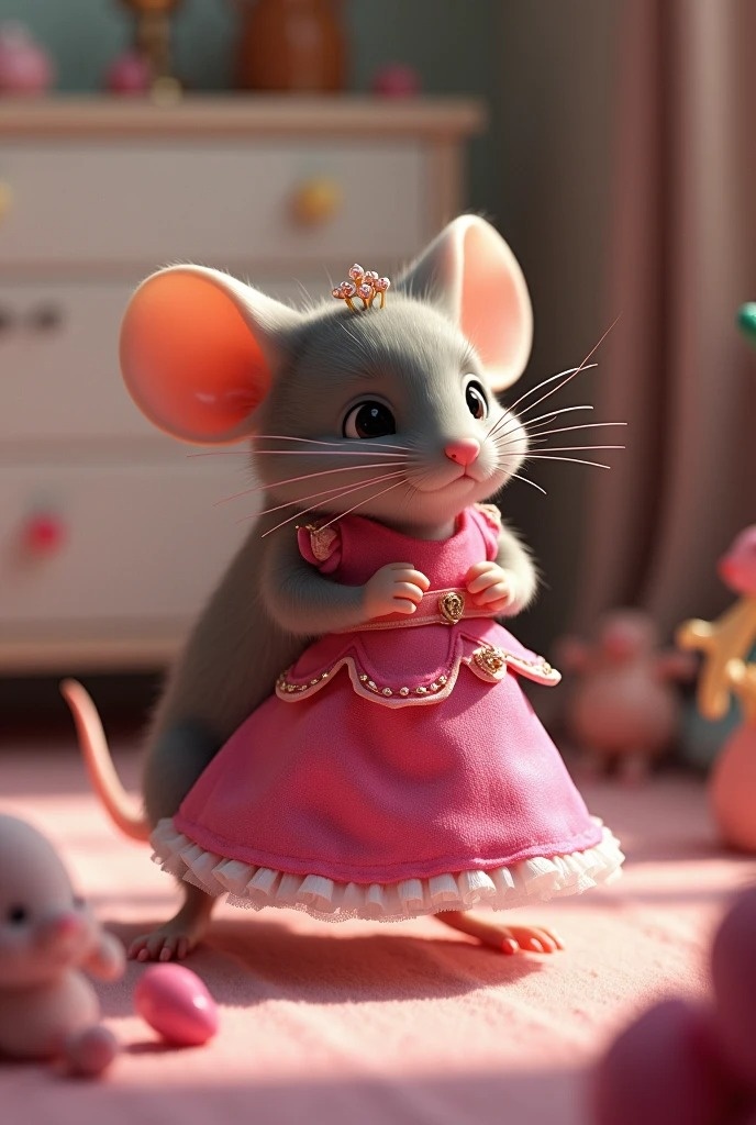 Ну, нейросеть что-то похожее изобразила — пусть мыша примеряет наряды