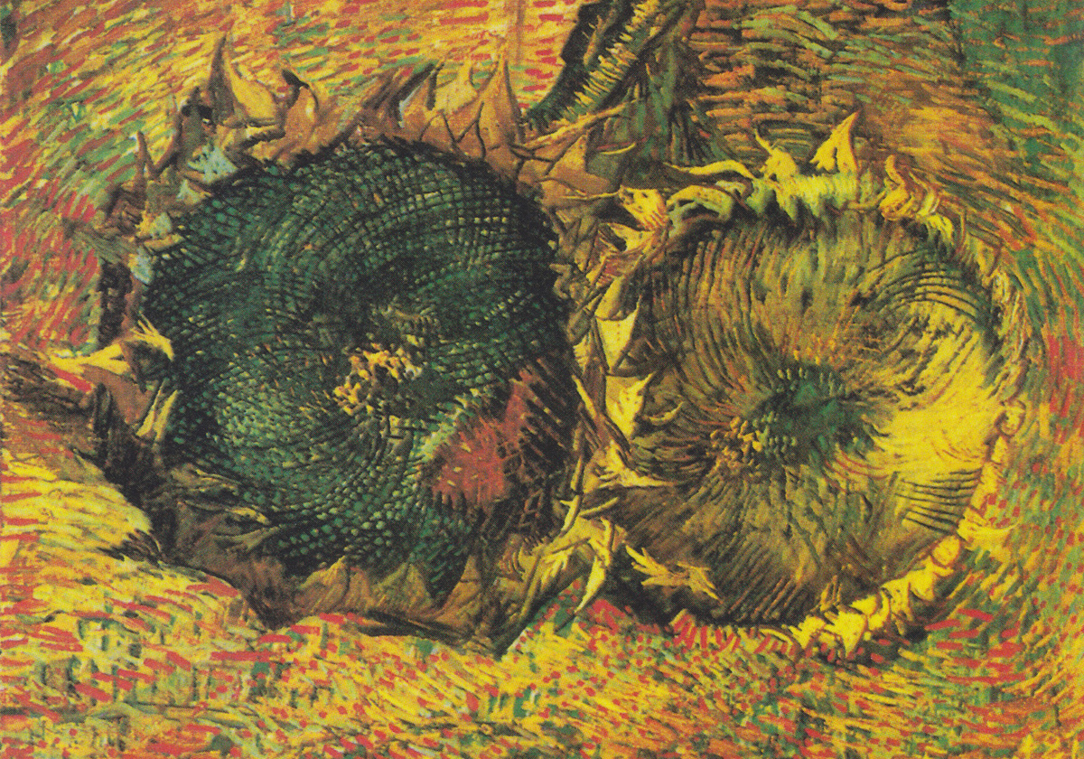 Винсент ван Гог. Подсолнухи. 1887. Бернский художественный музей, Швейцария