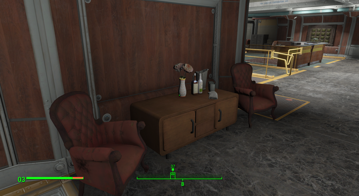 И где ещё в Содружестве можно посидеть на довоенном кресле в приятной компании, да ещё и в безопасности?