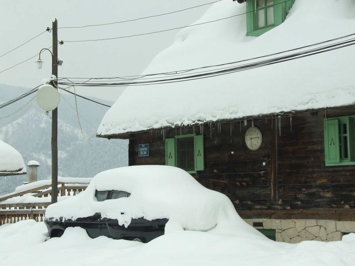 Снегопады в Сербии