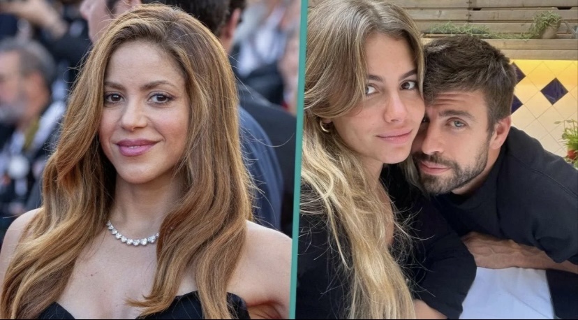 На фото: Шакира,  Жерар Пике  и Клара ЧиаМарти