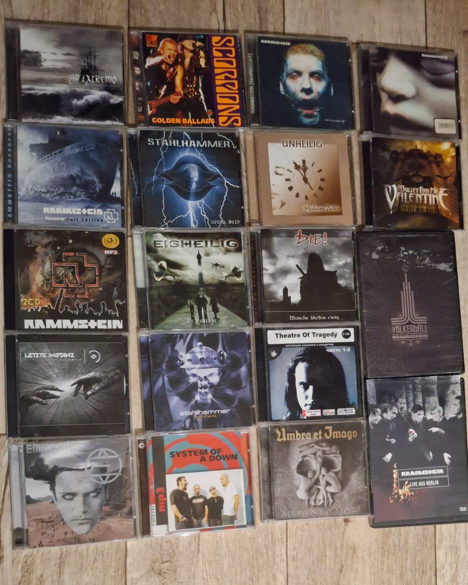 CD диски с рок музыки