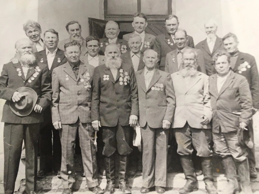 Ветераны села Пристань Свердловской области 