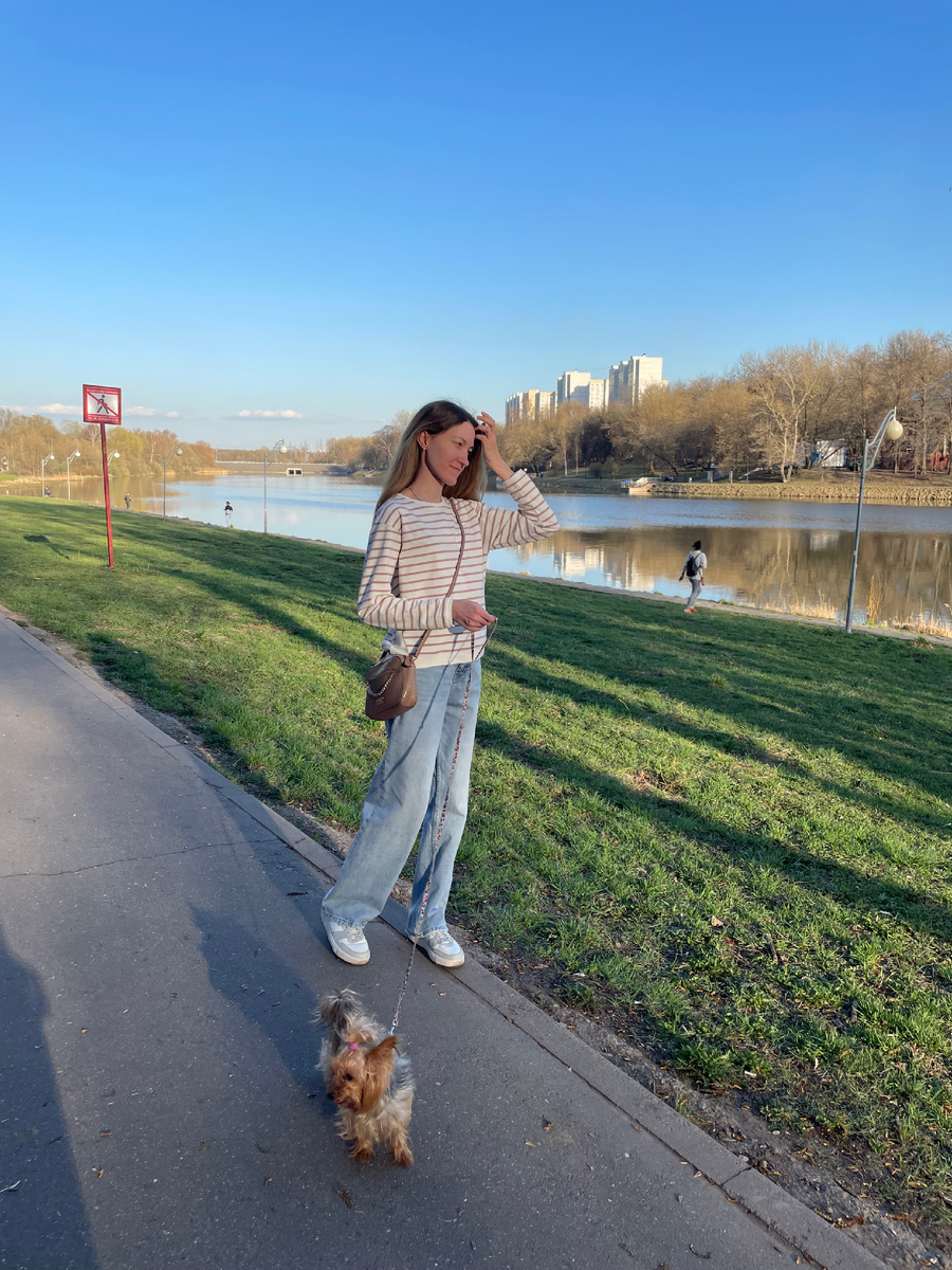 Автор в парке