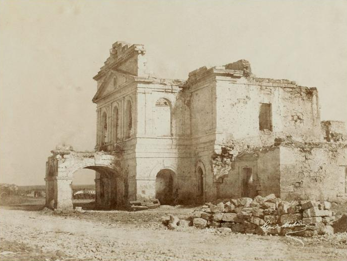 Остатки севастопольского театра. Léon-Eugène Méhédin 