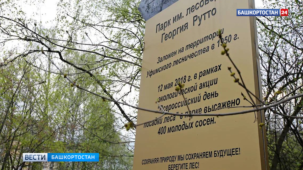    Мэр Уфы Ратмир Мавлиев рассказал о благоустройстве дендропарка имени лесовода Георгия Рутто