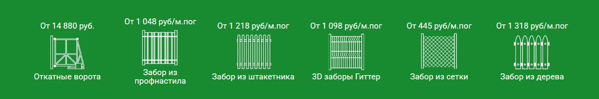 Факторы, влияющие на стоимость забора
