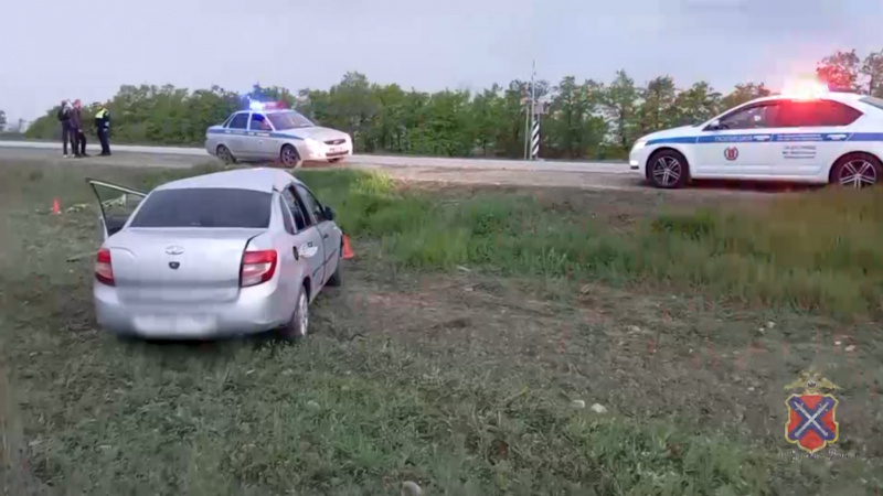    Место ДТП (фото ГУ МВД по Волгоградской области)