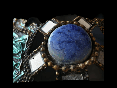 Многоракусный результат стейкинга для печати мультиплексной цифровой голограммы.