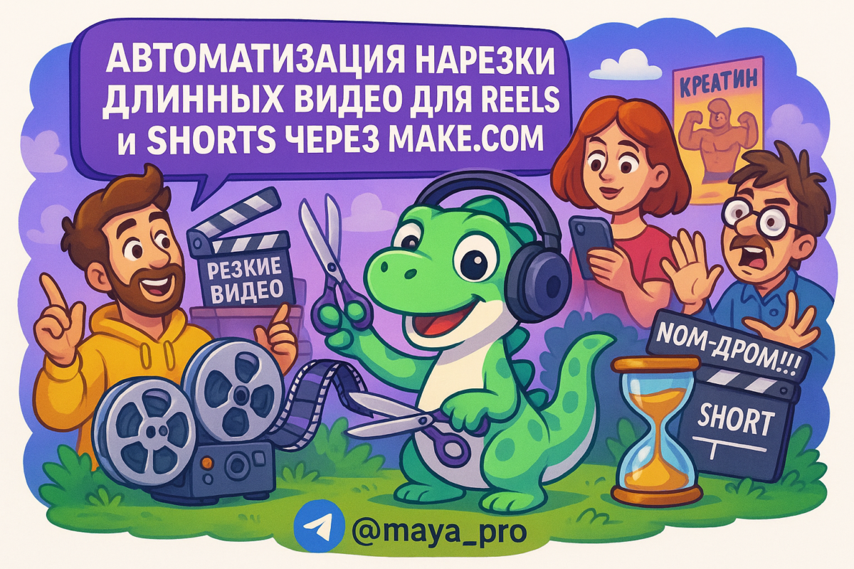    Автоматизация создания Reels и Shorts: Как сделать это без усилий с помощью Make.com Артур Хорошев