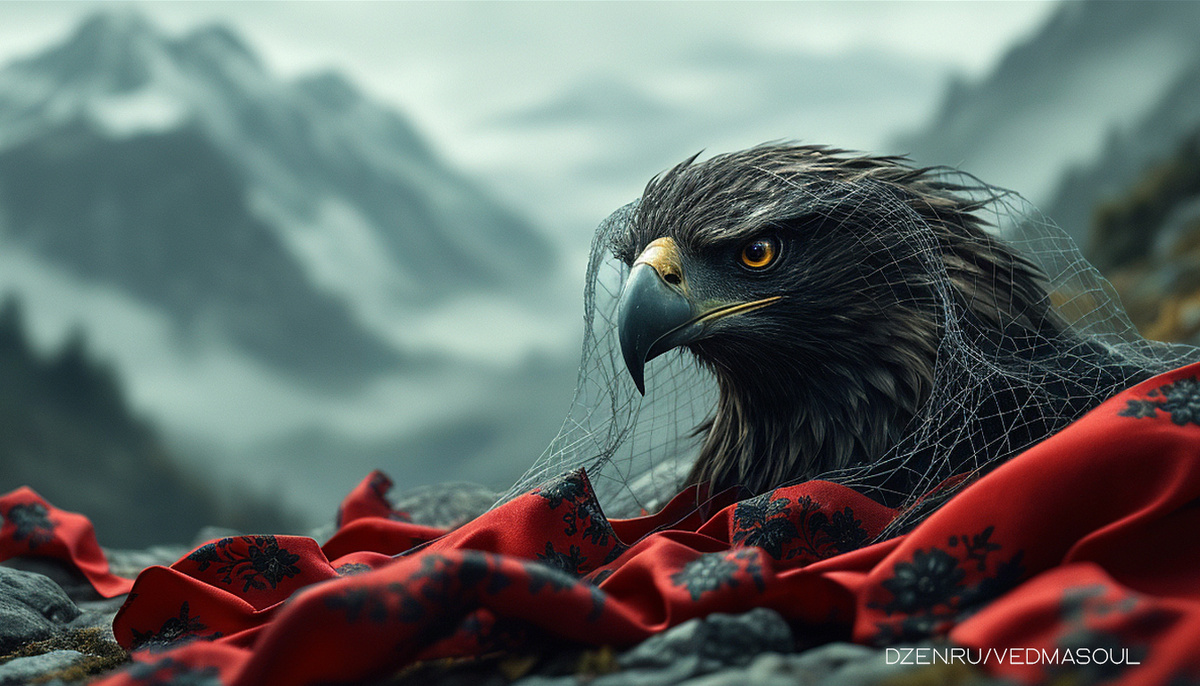 Авторское изображение @vedmasoul. Cгенерировано ИИ. Подмена судьбы ритуал, магия