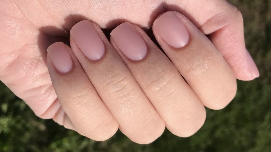 Мой маникюр - 1 (делала у неё впервые)