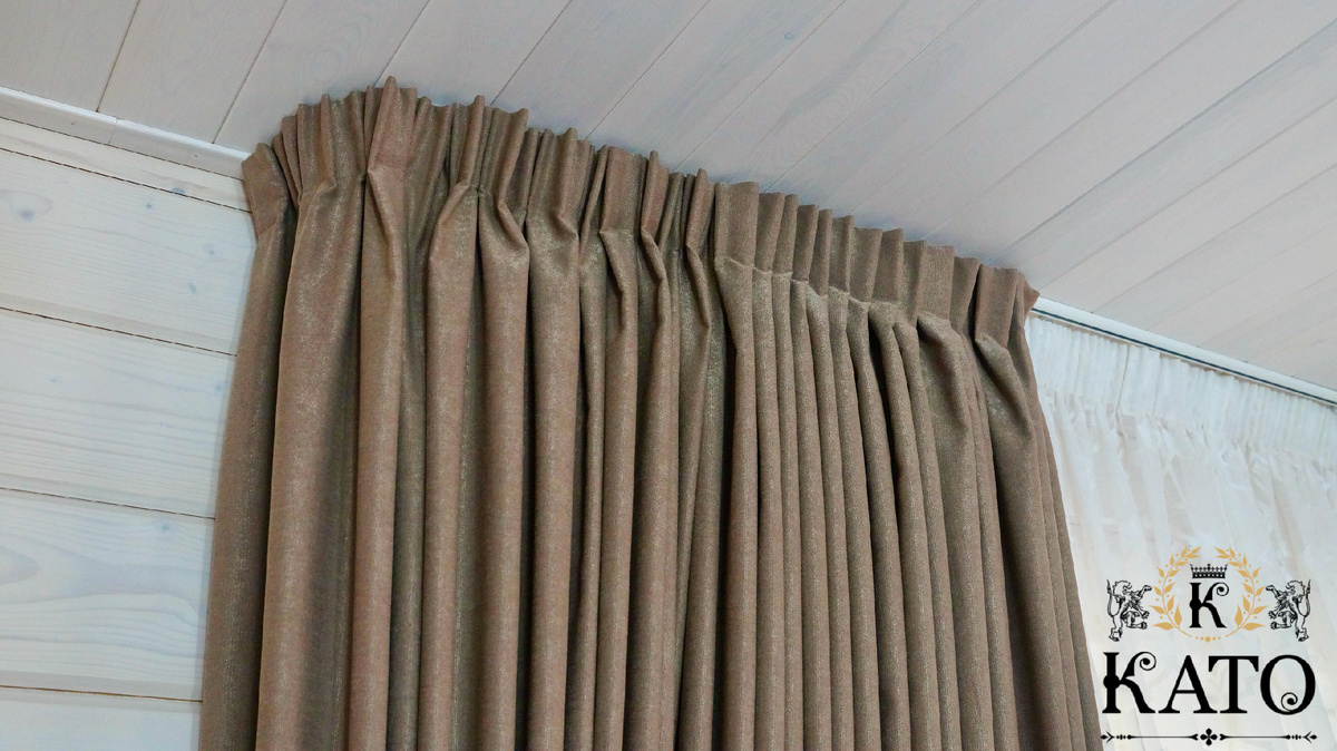 Как повесить шторы на шторной ленте?