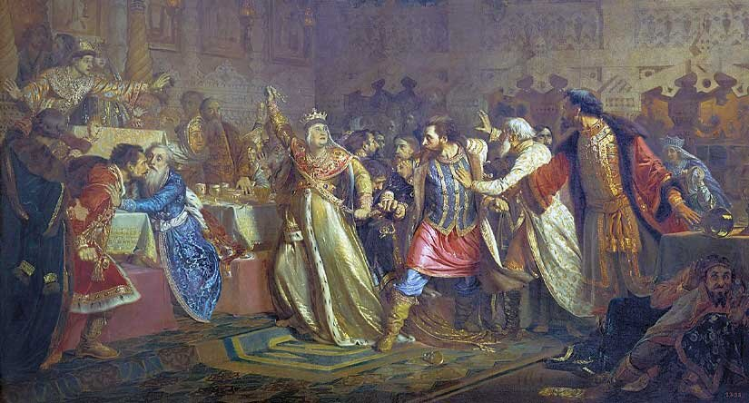 Рис. 1.1. Инцидент на свадьбе Василия II