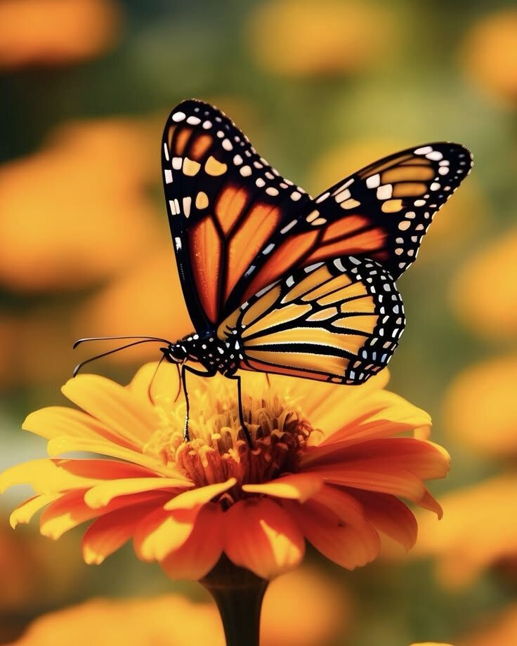 Бабочки пробуют вкус еды своими лапками.