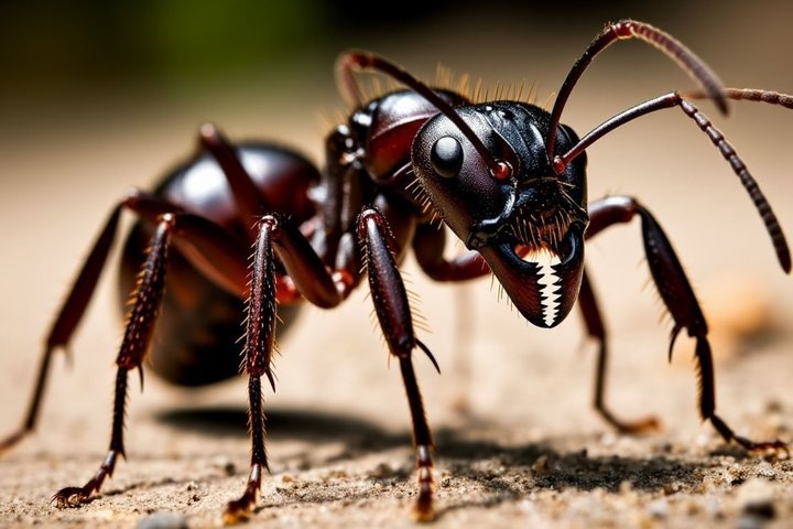 Перед нами самый ранний из найденных предков муравьев. Людмила Губаева/сгенерировано при помощи нейросети «Шедеврум»