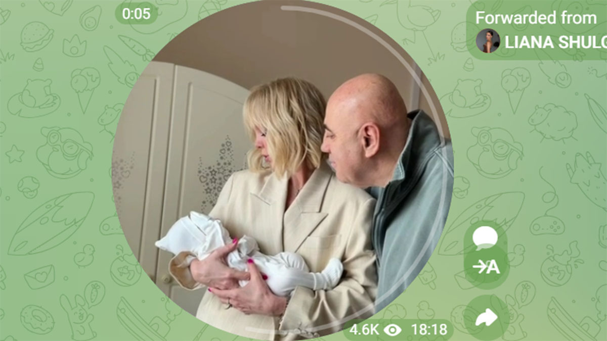 Валерия и Иосиф Пригожин с новорожденным Мироном. Фото: соцсети певицы Валерии