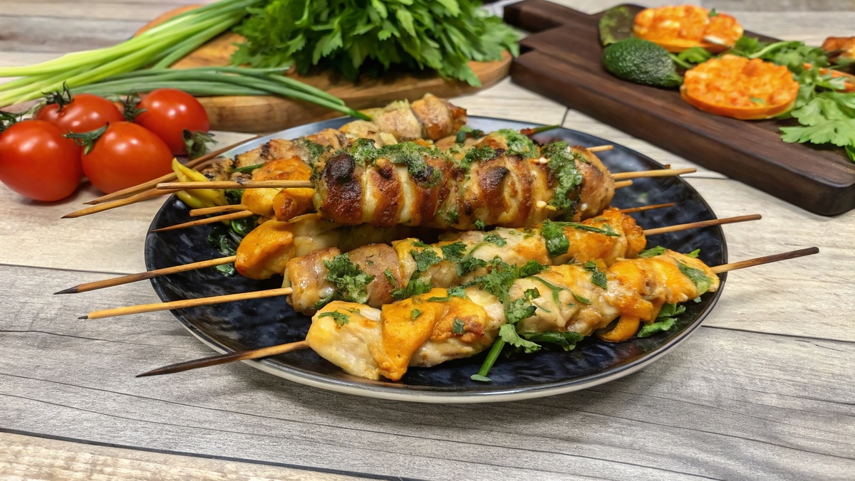 Ароматные колбаски на шпажках прямо в духовке — быстро, вкусно и с душой